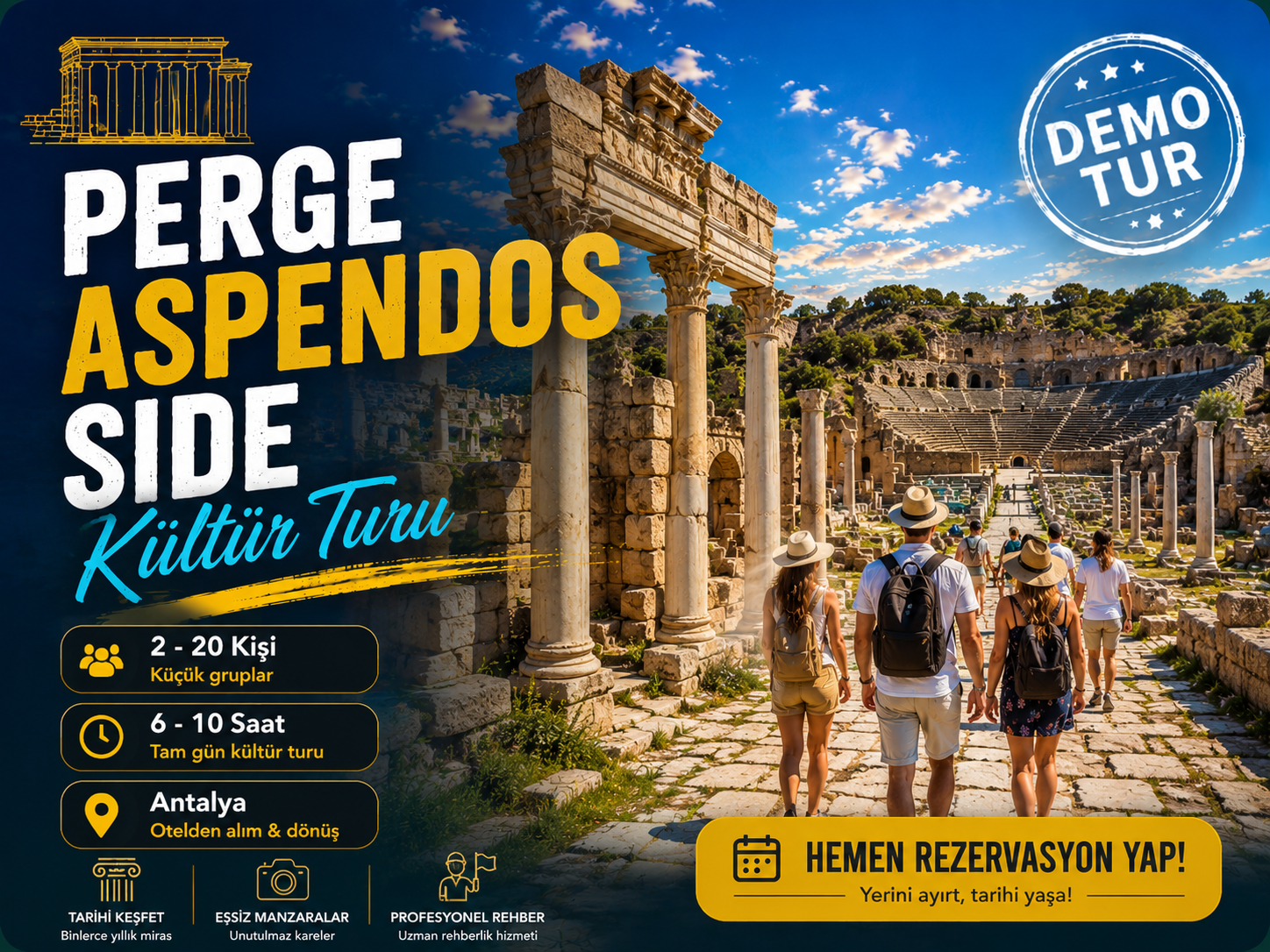 Perge Aspendos Side Kültür Turu - Görsel 1